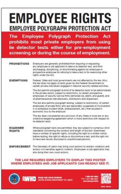 Employee rights polygraph protection act